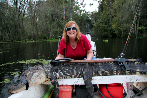 Eda's first gator